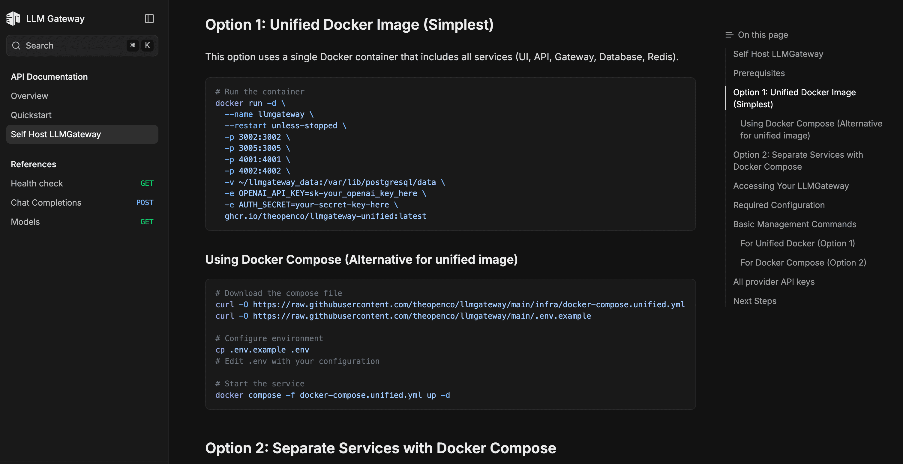 Improved self-hosting setup guide for LLM Gateway
