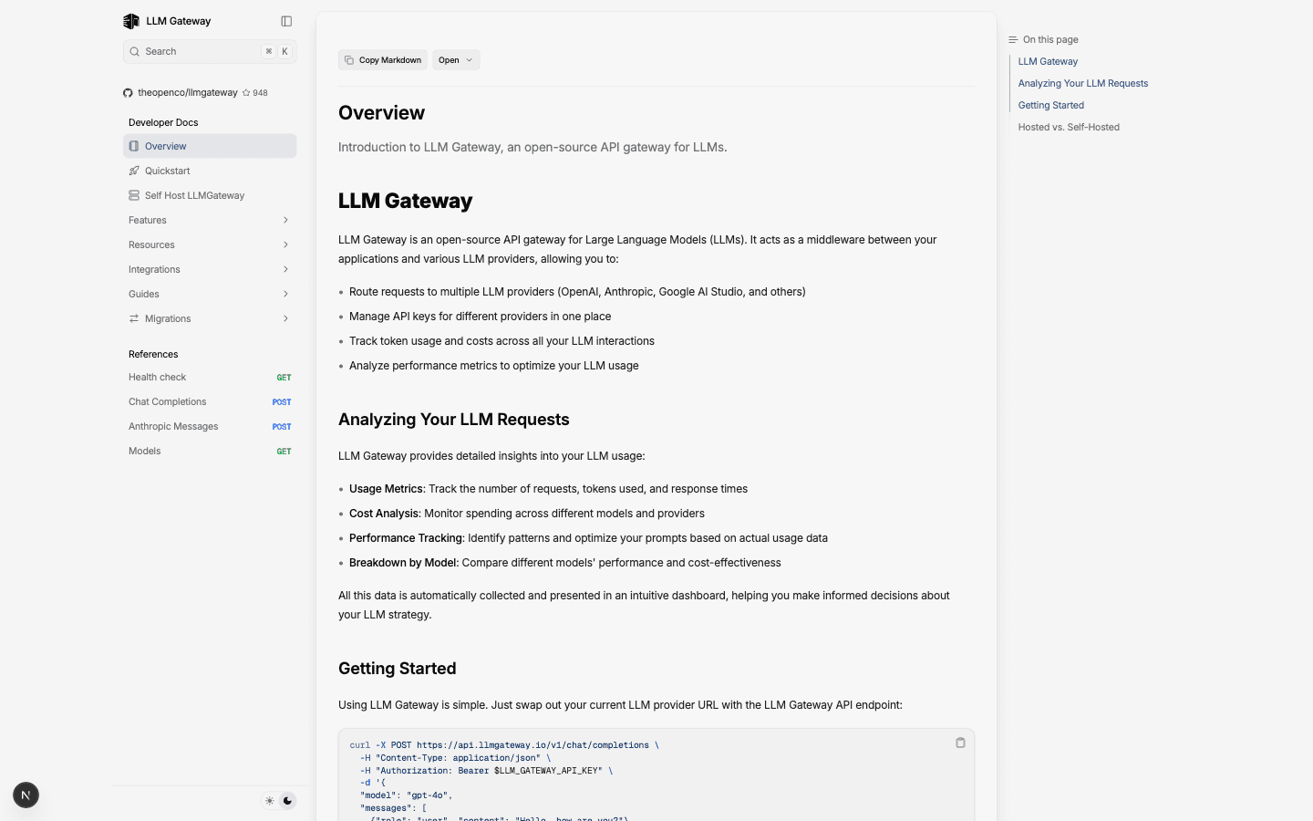 LLM Gateway Documentation